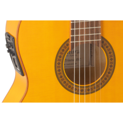 GUITARRA CLÁSICA ADMIRA TRIANA SERIE FLAMENCO SATINADA ELECTRIFICADA CON FISHMAN