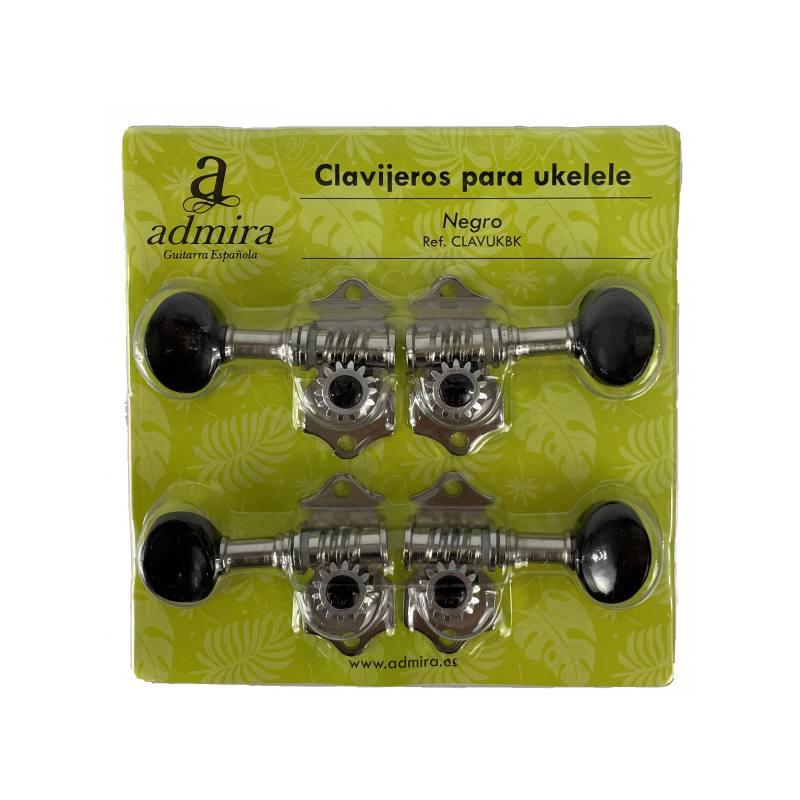 CLAVIJERO ADMIRA NEGRO PARA UKELELE CLAVUKBK