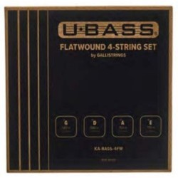 JUEGO DE CUERDAS KALA U-BASS ENTORCHADO PLANO ACERO 60/130