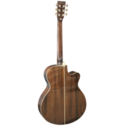 GUITARRA ACÚSTICA ELECTRIFICADA TANGLEWOOD TW4AVBLH MINI JUMBO CUTAWAY ZURDA