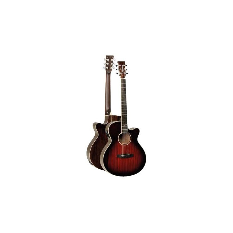 GUITARRA ACÚSTICA ELECTRIFICADA TANGLEWOOD TW4SJAVB SUPER JUMBO CUTAWAY