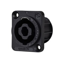 Speakon chassis connector, 4-pole, square little | MÚSICA BILBAO