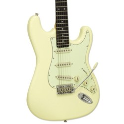 GUITARRA ELÉCTRICA ARIA STG-62 CREMA