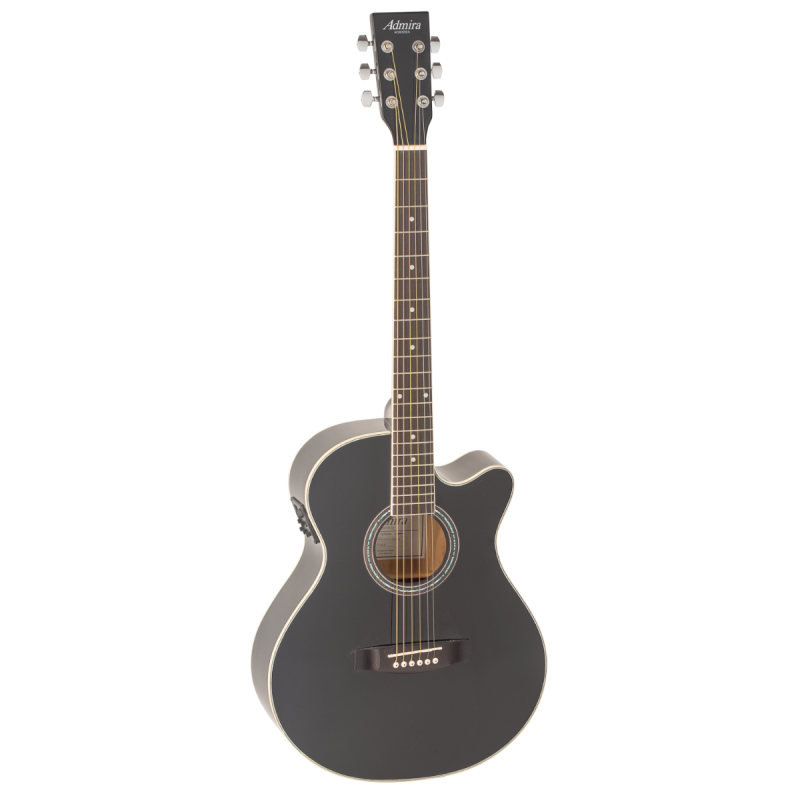 GUITARRA ACÚSTICA ADMIRA INDIANA NEGRA BRILLO