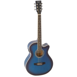 GUITARRA ACÚSTICA ADMIRA INDIANA AZUL SATINADA