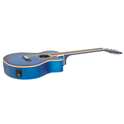 GUITARRA ACÚSTICA ADMIRA INDIANA AZUL SATINADA