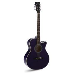 GUITARRA ACÚSTICA ADMIRA INDIANA MORADA SATINADA