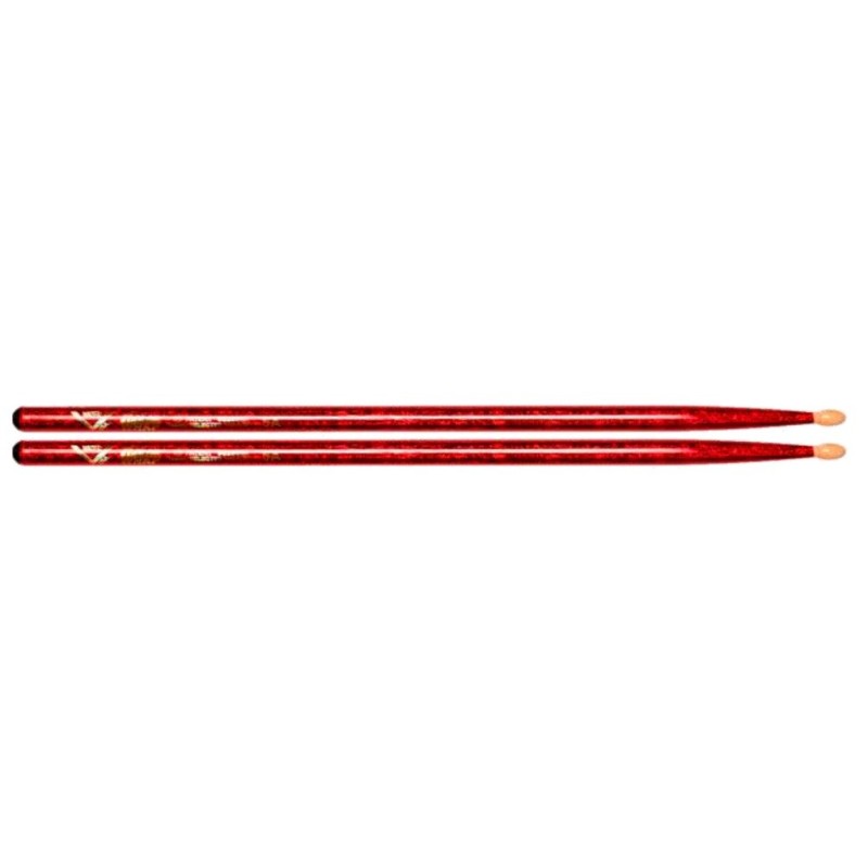 BAQUETAS VATER COLOR WRAP ROJO | MÚSICA BILBAO