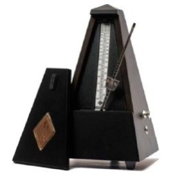 METRÓNOMO DE PIRÁMIDE WITTNER NEGRO MW816M | Música Bilbao