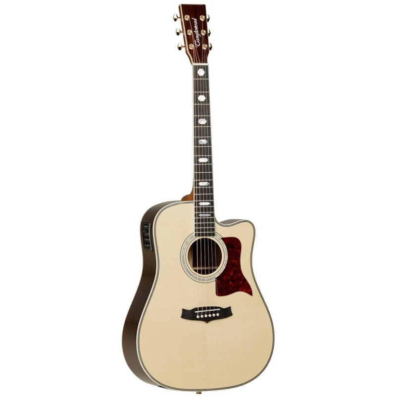 GUITARRA ACÚSTICA TANGLEWOOD TW1000HSRCE CUTAWAY ELECTRIFICADA DREADNOUGHT