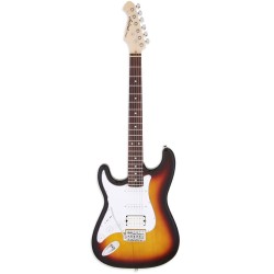 GUITARRA ELÉCTRICA ARIA STG-004-3TS SOMBREADA ZURDA