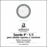 4 CUERDA ADMIRA PARA UKELELE SOPRANO/CONCIERTO NAILON CA504UKSC