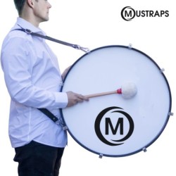 CORREA MUSTRAPS PARA BOMBO CRUZADA ESPALDA | MÚSICA BILBAO