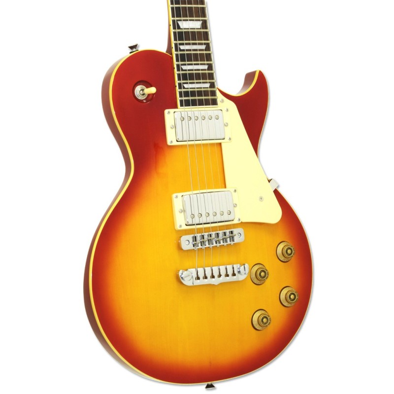 GUITARRA ELÉCTRICA ARIA SERIE PE 350STD AGED CHERRY SUNBURST