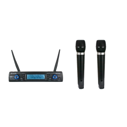 SISTEMA INALÁMBRICO DE DOS MICRÓFONOS EK DE MANO EKWLMM