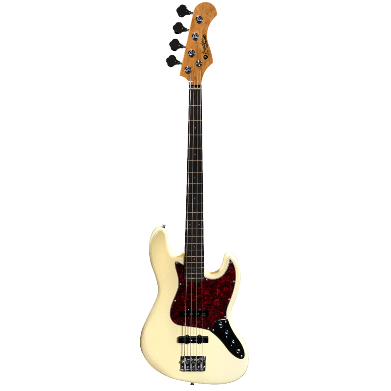 BAJO PRODIPE SERIE JB80-RA PRECISION BASS BLANCO VINTAGE