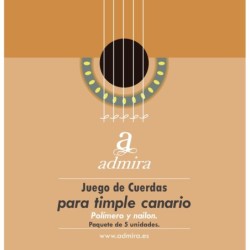 JUEGO DE CUERDAS ADMIRA PARA TIMPLE SOPRANO