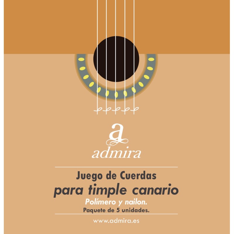 JUEGO DE CUERDAS ADMIRA PARA TIMPLE SOPRANO