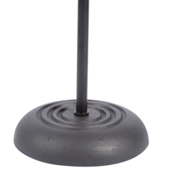 SOPORTE MICRÓFONO RECTO CON BASE REDONDA DE HIERRO FUNDIDO | MÚSICA BILBAO