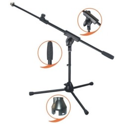 SOPORTE JIRAFA PROFESIONAL PARA MICRÓFONO EK CORTO MS010 | MÚSICA BILBAO