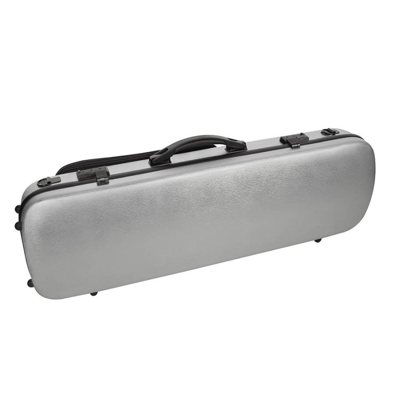 Estuche violín 4/4 Leonardo PVC 22kg plata | MÚSICA BILBAO