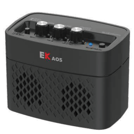 AMPLIFICADOR EK DE GUITARRA EKA05 PORTÁTIL 5W