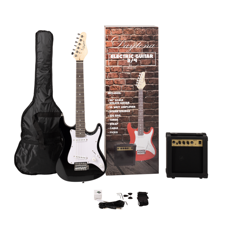 PACK DE GUITARRA ELÉCTRICA 3/4 DAYTONA ST NEGRA