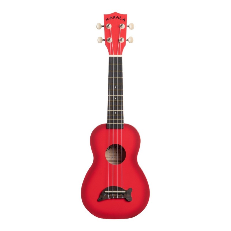 UKELELE SOPRANO MAKALA ROJO SOMBREADO SERIE DELFÍN | MÚSICA BILBAO