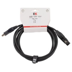 CABLE EK AUDIO USB/XLR 3 M