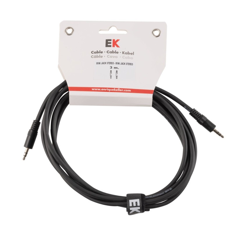 CABLE EK AUDIO MINI JACK STEREO - MINI JACK STEREO 3 M