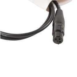 CABLE EK AUDIO NEUTRIK PARA MICRÓFONO XLR/XLR 1 M