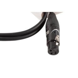 CABLE EK AUDIO PARA MICRÓFONO JACK - XLR HEMBRA 1 M