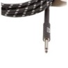 CABLE EK AUDIO PARA GUITARRA JACK - JACK RECTOS TELA TRENZADA DE 3 M