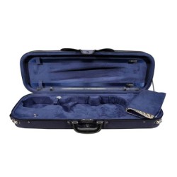 Estuche violín 4/4 Leonardo rectan. espuma azul | MÚSICA BILBAO