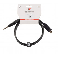 CABLE EK AUDIO USB/JACK 1,5 M  - MÚSICA BILBAO