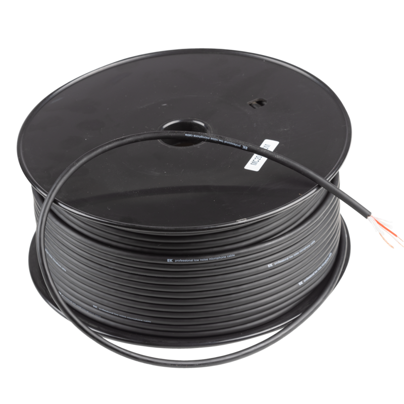 BOBINA DE CABLE PARA MICRÓFONO DE 100m