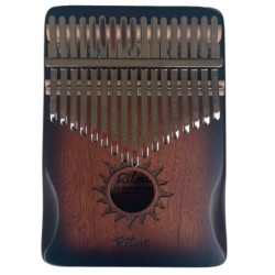 KALIMBA DE CAOBA DE 17 NOTAS MARRÓN