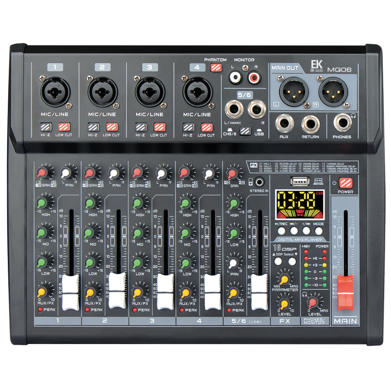 MESA DE MEZCLAS EK CON EFECTOS MQ