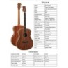 GUITARRA ACÚSTICA TANGLEWOOD TRU3AK FOLK