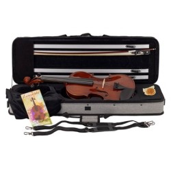 Violín 3/4 Leonardo macizo arce/arce fl/ébano | MÚSICA BILBAO