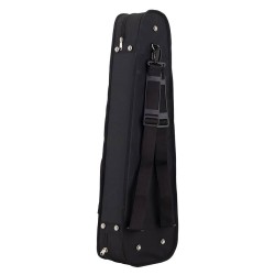 Estuche violín madera4/4 Leonardo forma negro | MÚSICA BILBAO