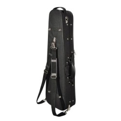 Estuche violín madera 4/4 Leonardo forma negro | MÚSICA BILBAO