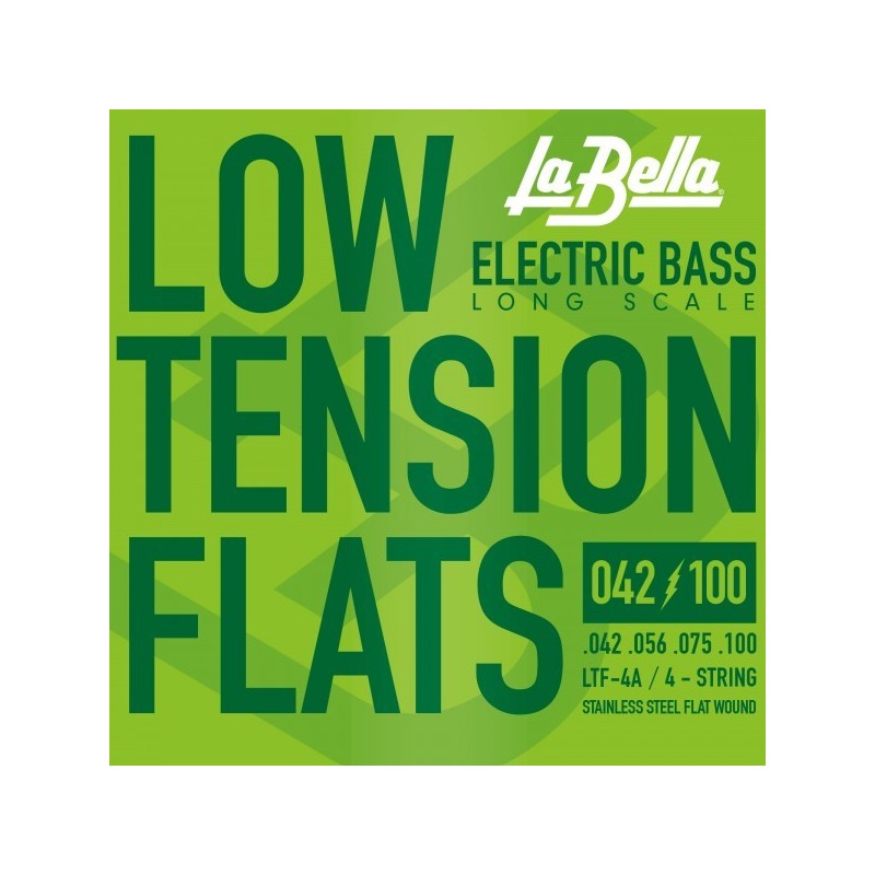 JUEGO DE CUERDAS PARA BAJO LOW TENSION FLATS | MÚSICA BILBAO