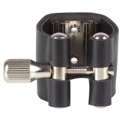 ABRAZADERA AMADEUS PARA SAXO SOPRANO DE CUERO | MÚSICA BILBAO