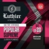 JUEGO DE CUERDAS LUTHIER POPULAR SUPREME MEDIA TENSIÓN | MÚSICA BILBAO