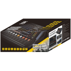 MESA DE MEZCLAS EK AUDIO AMPLIFICADA Y CON EFECTOS KW08E | MÚSICA BILBAO