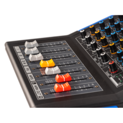 MESA DE MEZCLAS EK AUDIO AMPLIFICADA Y CON EFECTOS KW04A | MÚSICA BILBAO