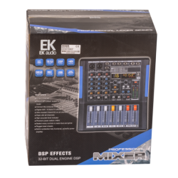 MESA DE MEZCLAS EK AUDIO AMPLIFICADA Y CON EFECTOS KW04A | MÚSICA BILBAO