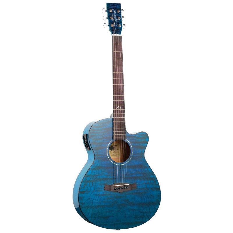 GUITARRA ACÚSTICA TANGLEWOOD AZURE SUPER FOLK AZUL