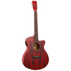 GUITARRA ACÚSTICA TANGLEWOOD AZURE SUPER FOLK ROJA